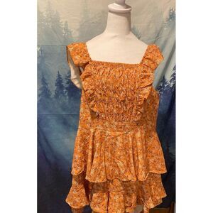 Women's Yellow Medium‎ Romper